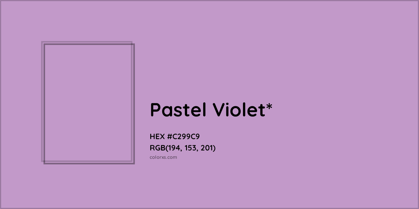 HEX #C299C9 Color Name, Color Code, Palettes, Similar Paints, Images