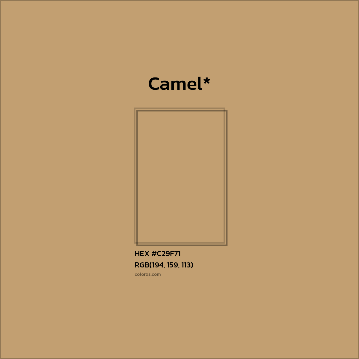 HEX #C29F71 Color Name, Color Code, Palettes, Similar Paints, Images