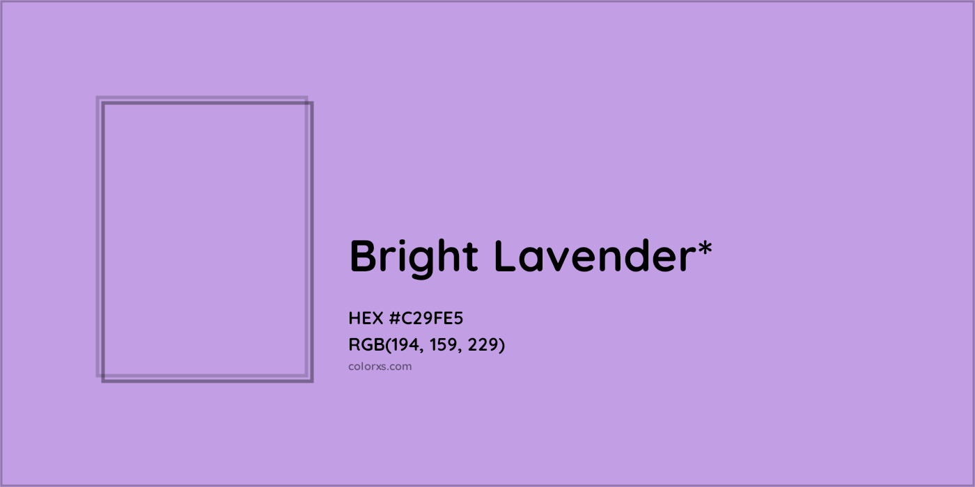 HEX #C29FE5 Color Name, Color Code, Palettes, Similar Paints, Images