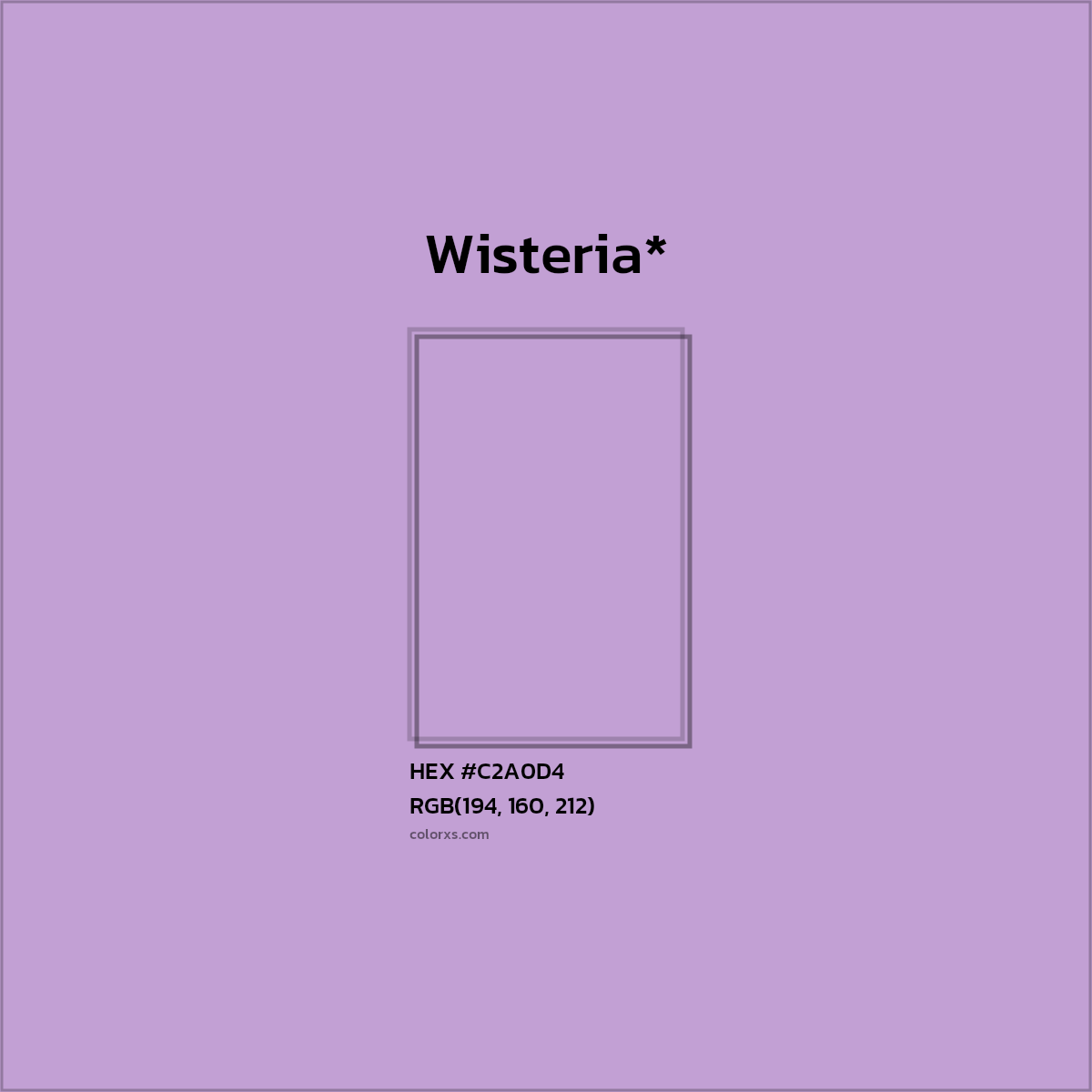 HEX #C2A0D4 Color Name, Color Code, Palettes, Similar Paints, Images