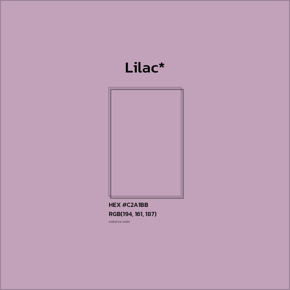 HEX #C2A1BB Color Name, Color Code, Palettes, Similar Paints, Images