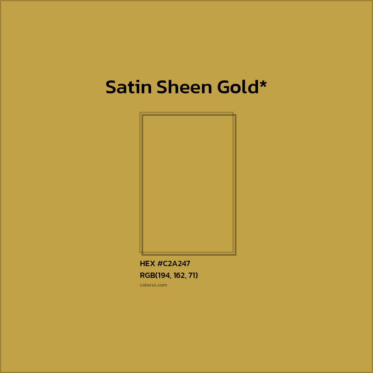 HEX #C2A247 Color Name, Color Code, Palettes, Similar Paints, Images