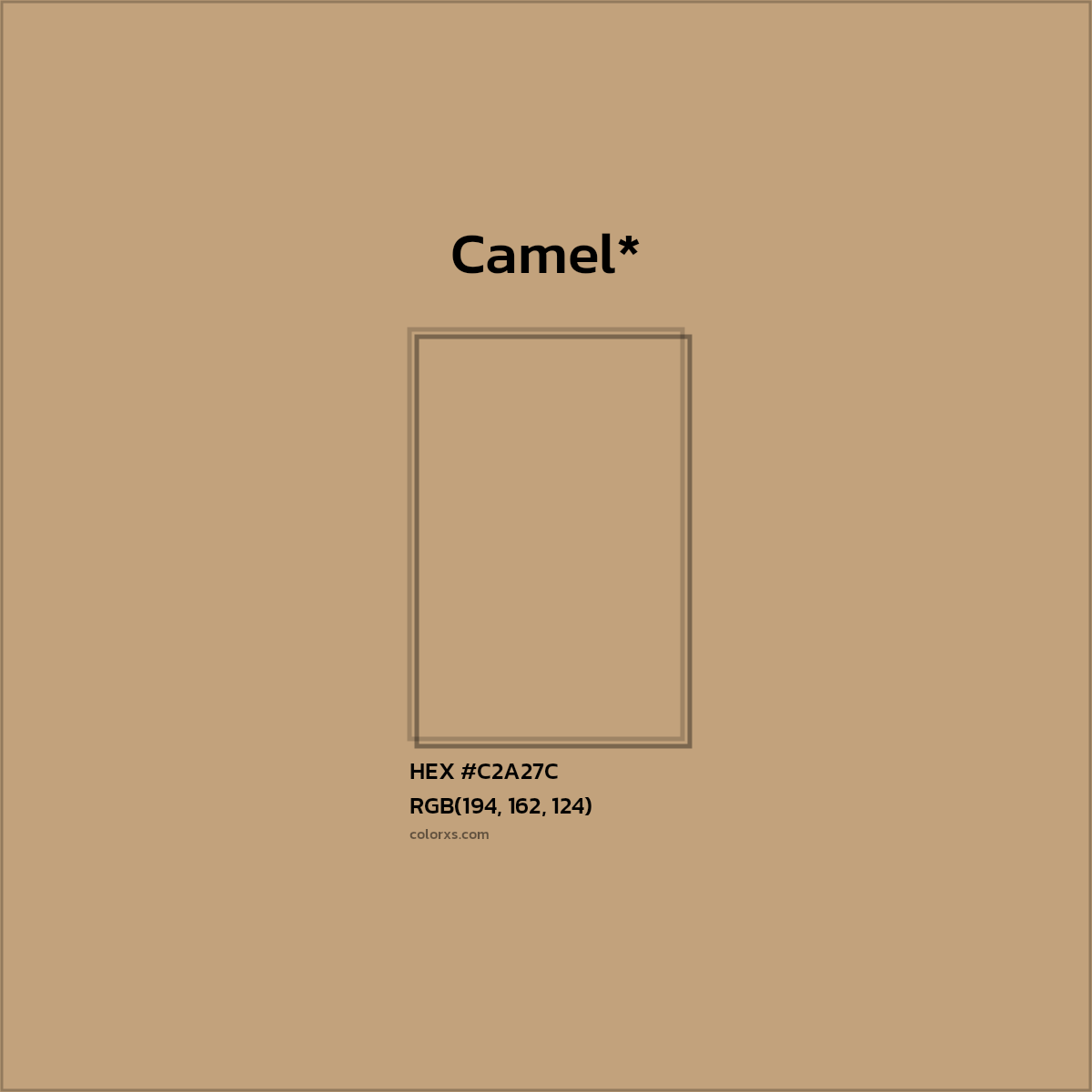 HEX #C2A27C Color Name, Color Code, Palettes, Similar Paints, Images