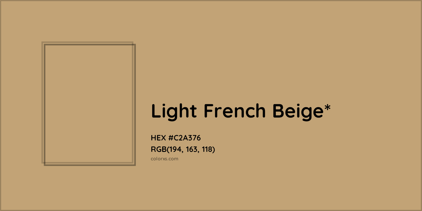 HEX #C2A376 Color Name, Color Code, Palettes, Similar Paints, Images