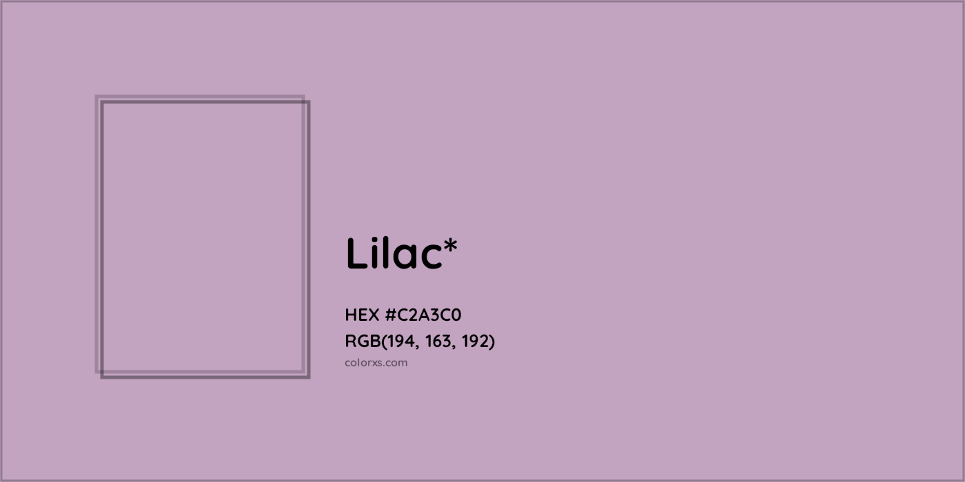 HEX #C2A3C0 Color Name, Color Code, Palettes, Similar Paints, Images