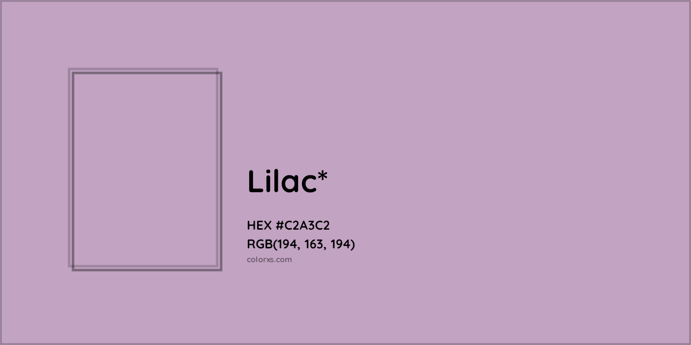 HEX #C2A3C2 Color Name, Color Code, Palettes, Similar Paints, Images