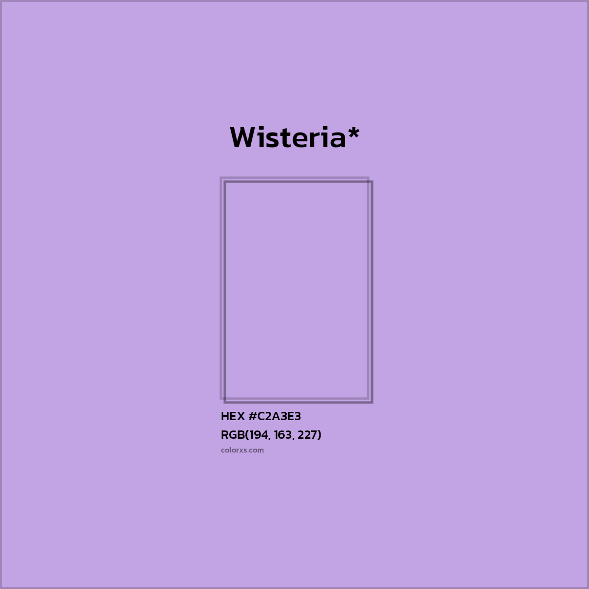 HEX #C2A3E3 Color Name, Color Code, Palettes, Similar Paints, Images
