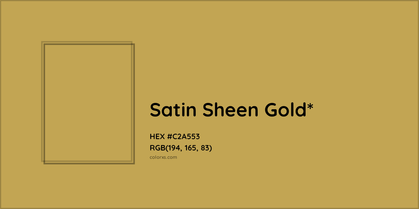HEX #C2A553 Color Name, Color Code, Palettes, Similar Paints, Images