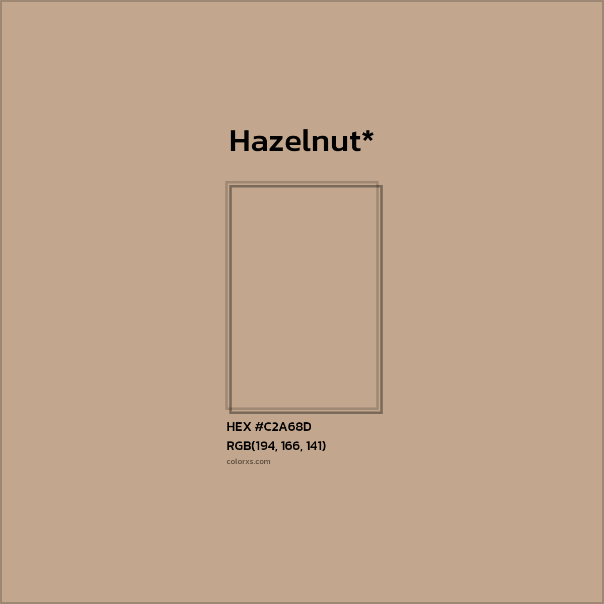 HEX #C2A68D Color Name, Color Code, Palettes, Similar Paints, Images