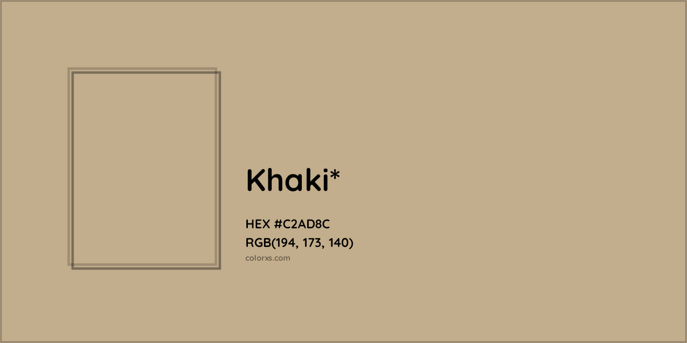 HEX #C2AD8C Color Name, Color Code, Palettes, Similar Paints, Images