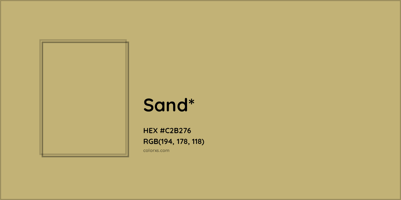 HEX #C2B276 Color Name, Color Code, Palettes, Similar Paints, Images