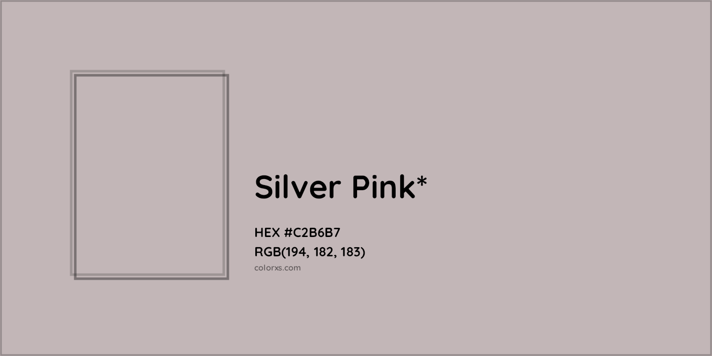 HEX #C2B6B7 Color Name, Color Code, Palettes, Similar Paints, Images