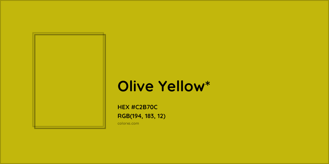 HEX #C2B70C Color Name, Color Code, Palettes, Similar Paints, Images