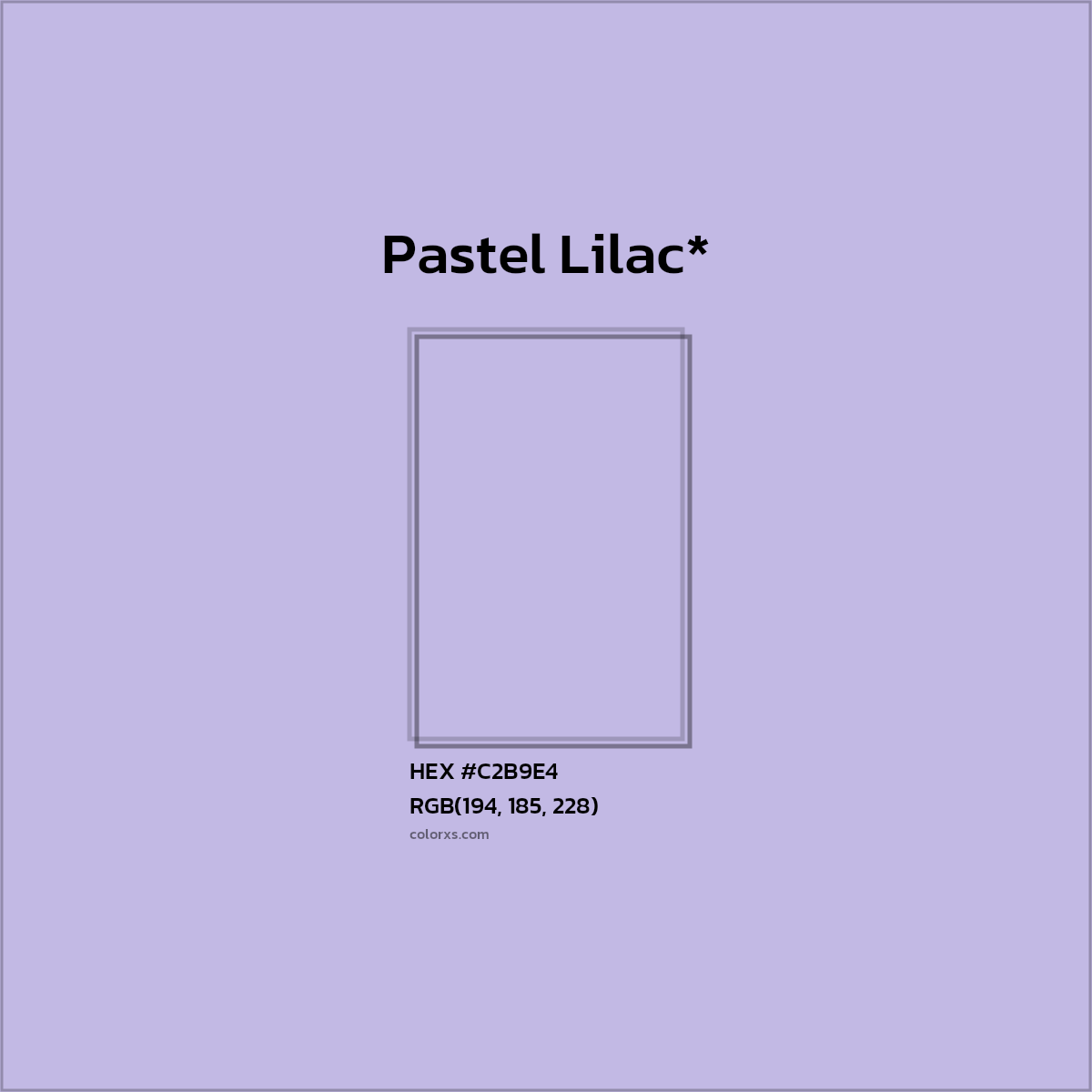 HEX #C2B9E4 Color Name, Color Code, Palettes, Similar Paints, Images