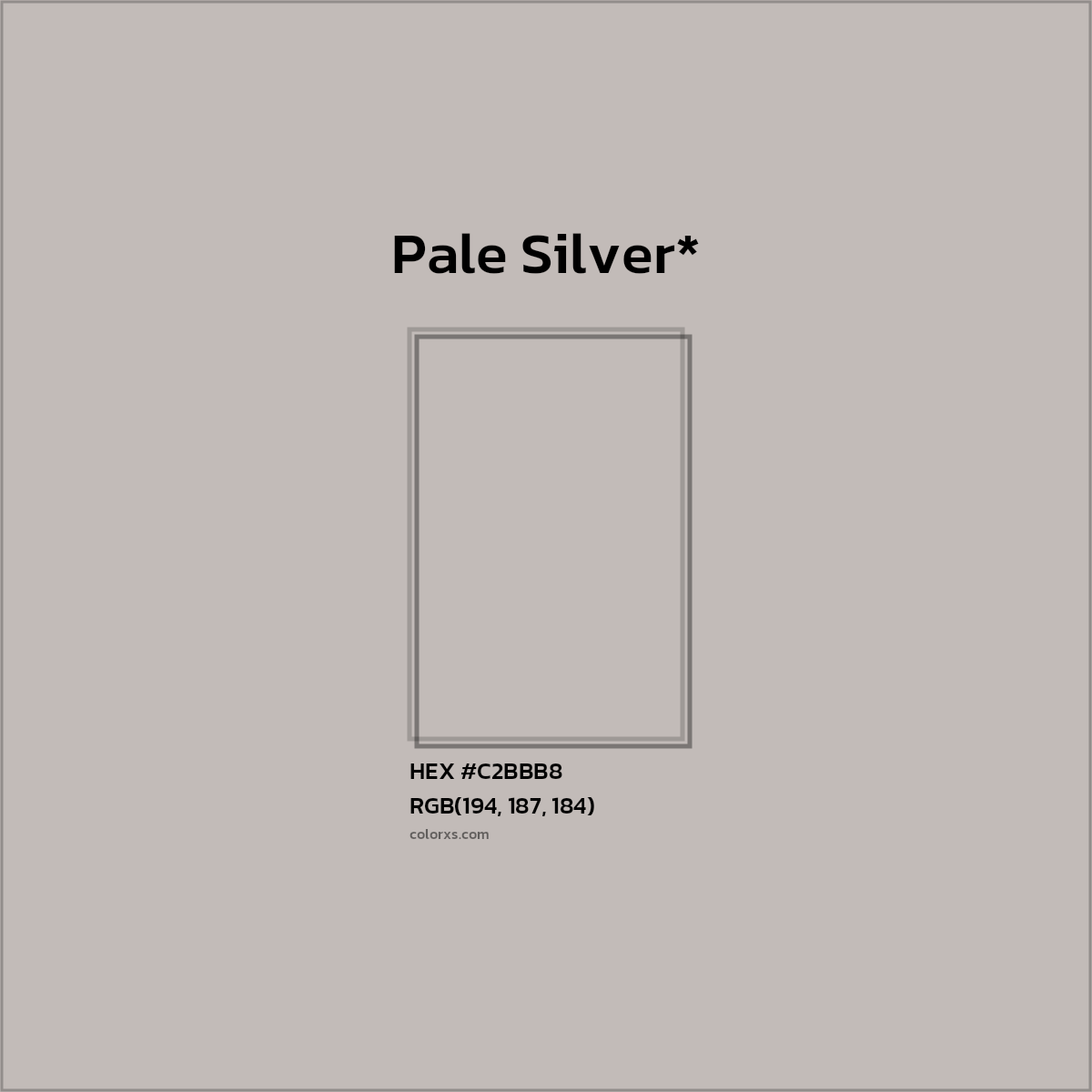 HEX #C2BBB8 Color Name, Color Code, Palettes, Similar Paints, Images