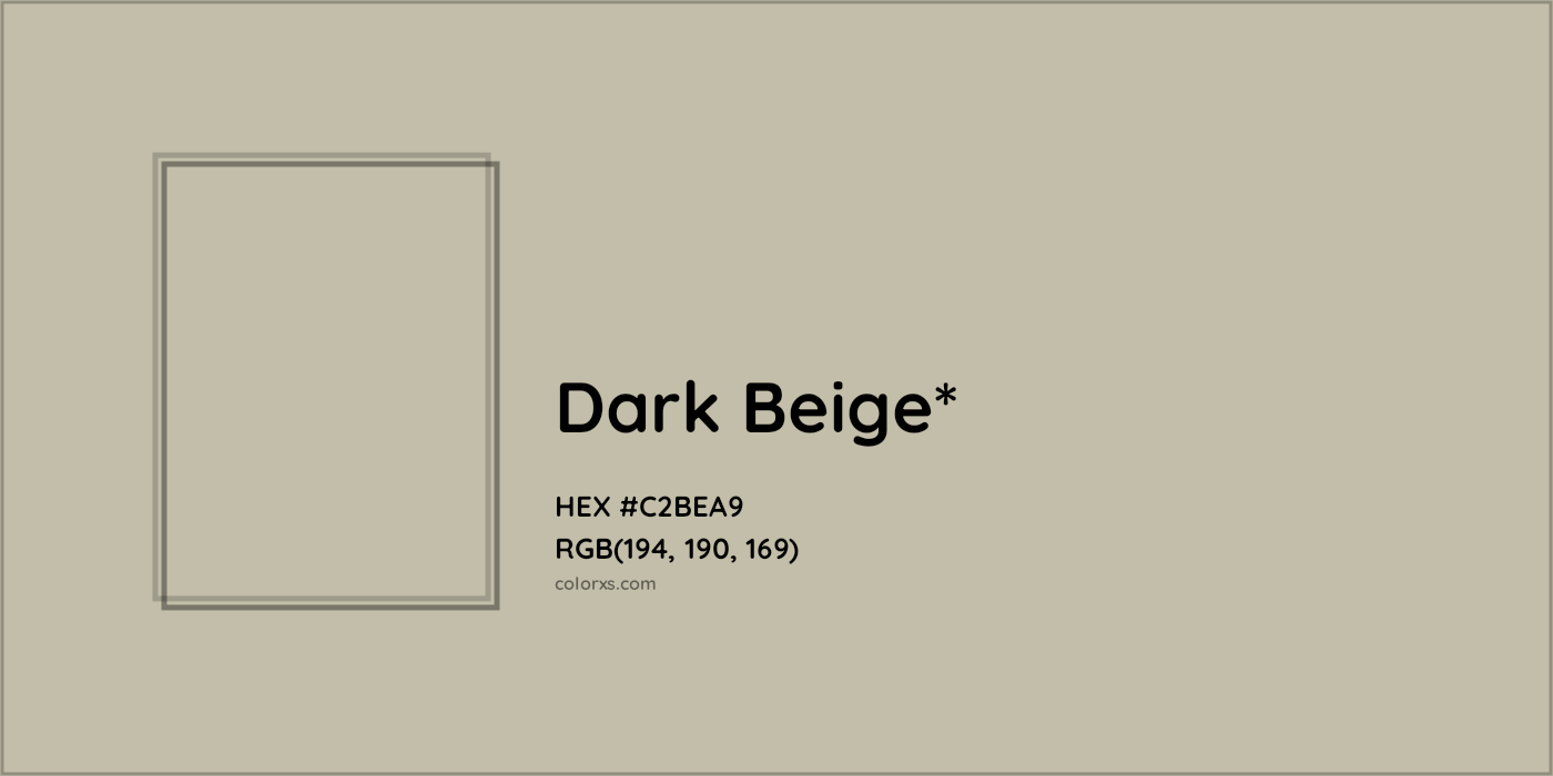 HEX #C2BEA9 Color Name, Color Code, Palettes, Similar Paints, Images