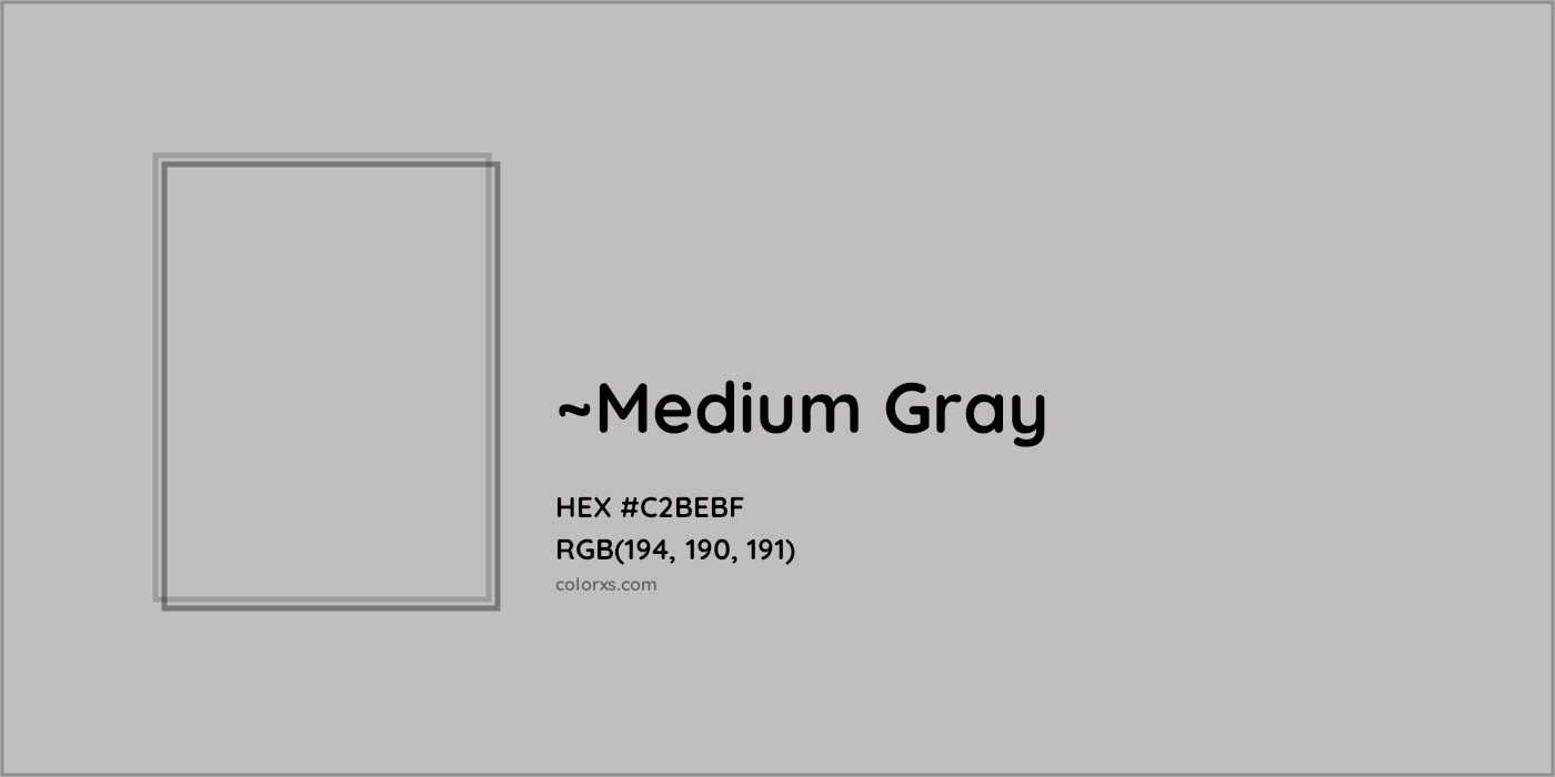 HEX #C2BEBF Color Name, Color Code, Palettes, Similar Paints, Images
