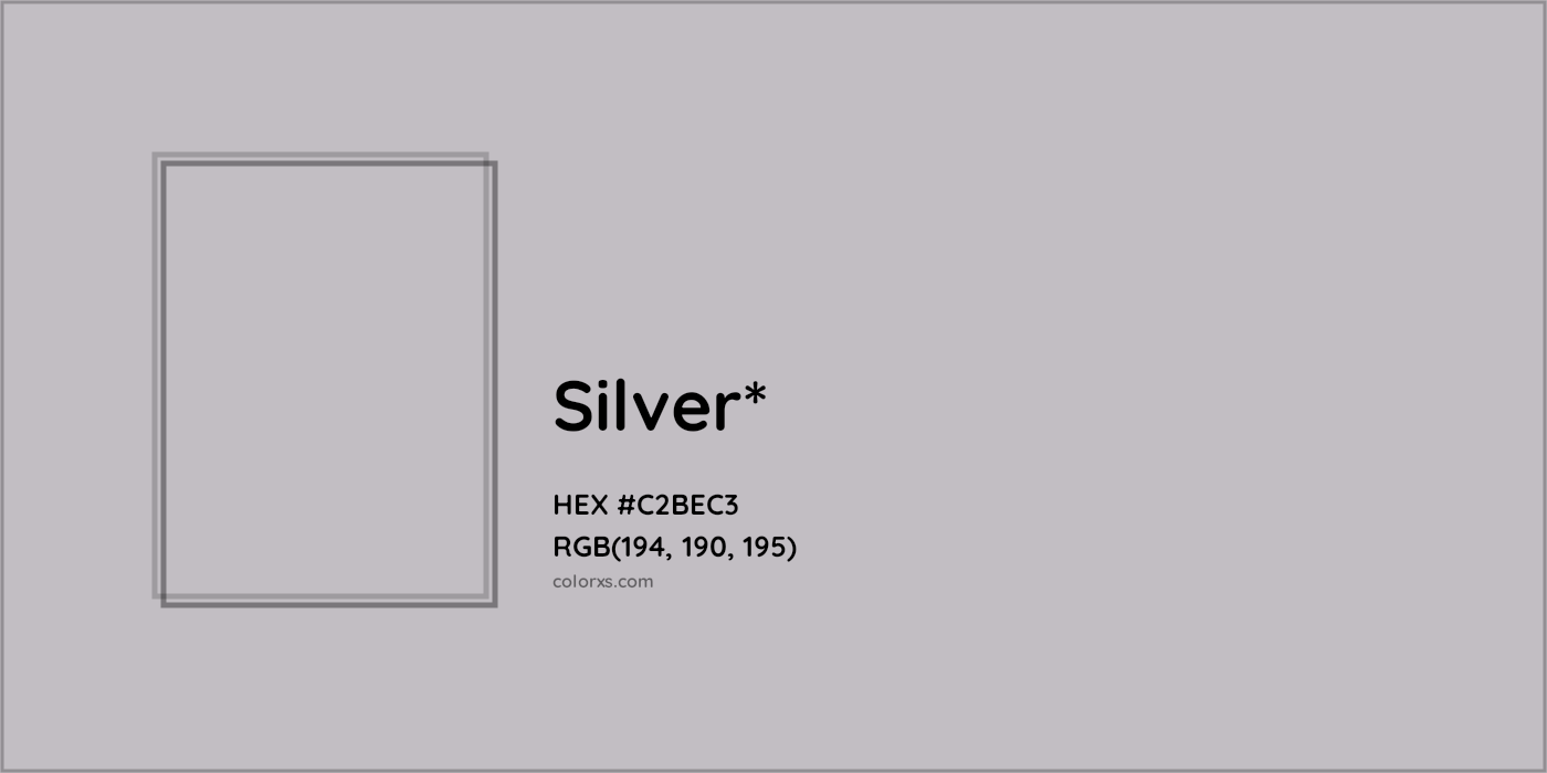 HEX #C2BEC3 Color Name, Color Code, Palettes, Similar Paints, Images