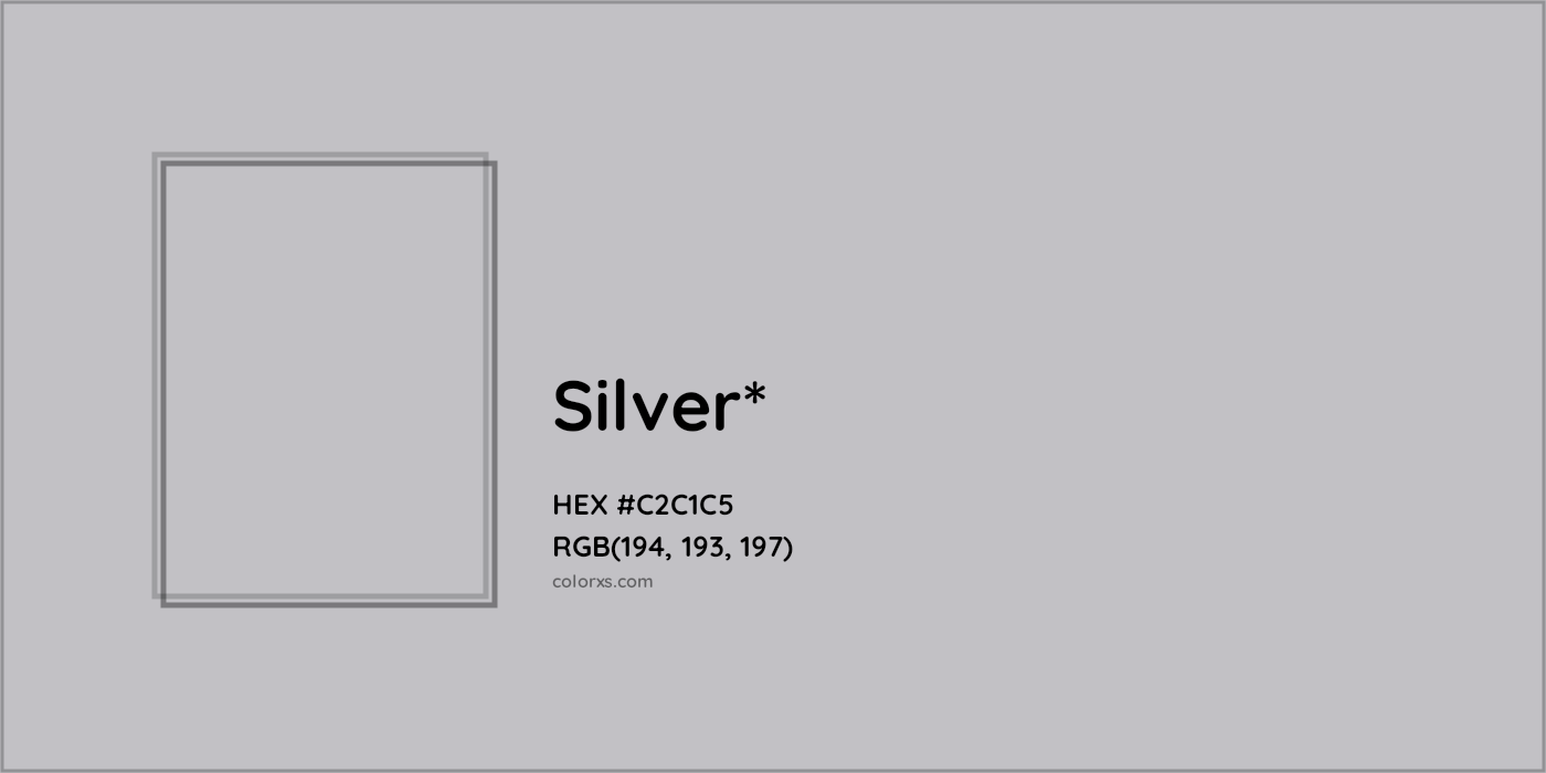 HEX #C2C1C5 Color Name, Color Code, Palettes, Similar Paints, Images