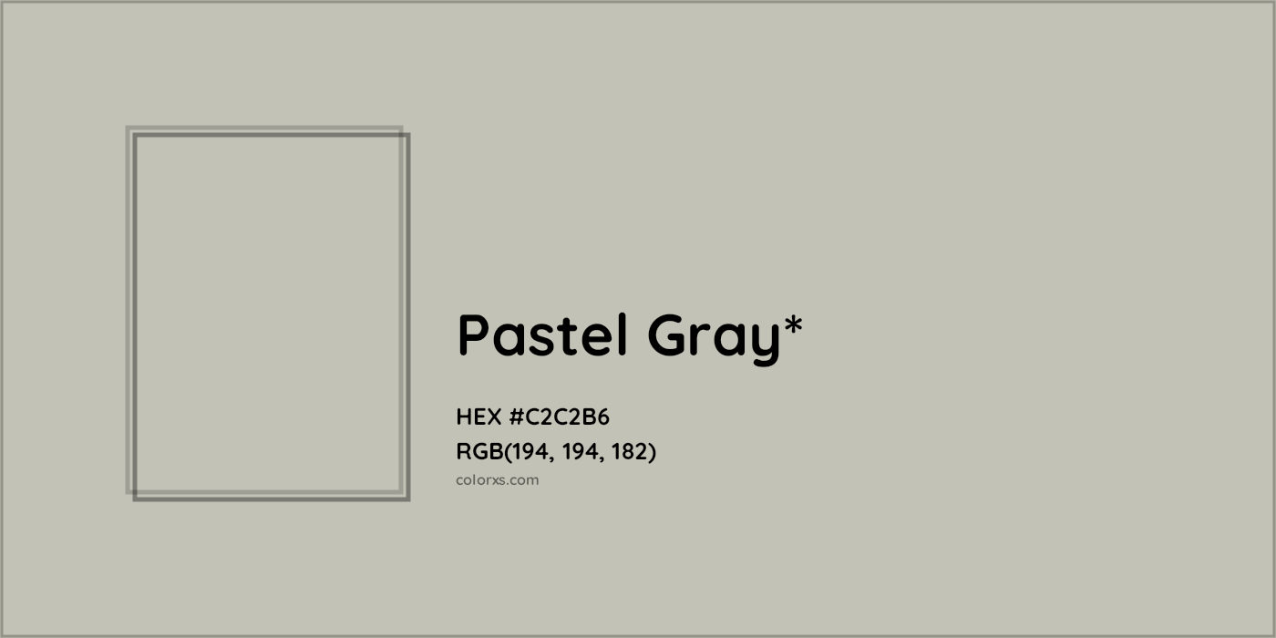 HEX #C2C2B6 Color Name, Color Code, Palettes, Similar Paints, Images