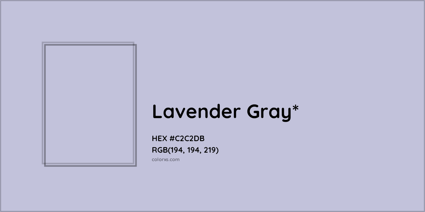 HEX #C2C2DB Color Name, Color Code, Palettes, Similar Paints, Images
