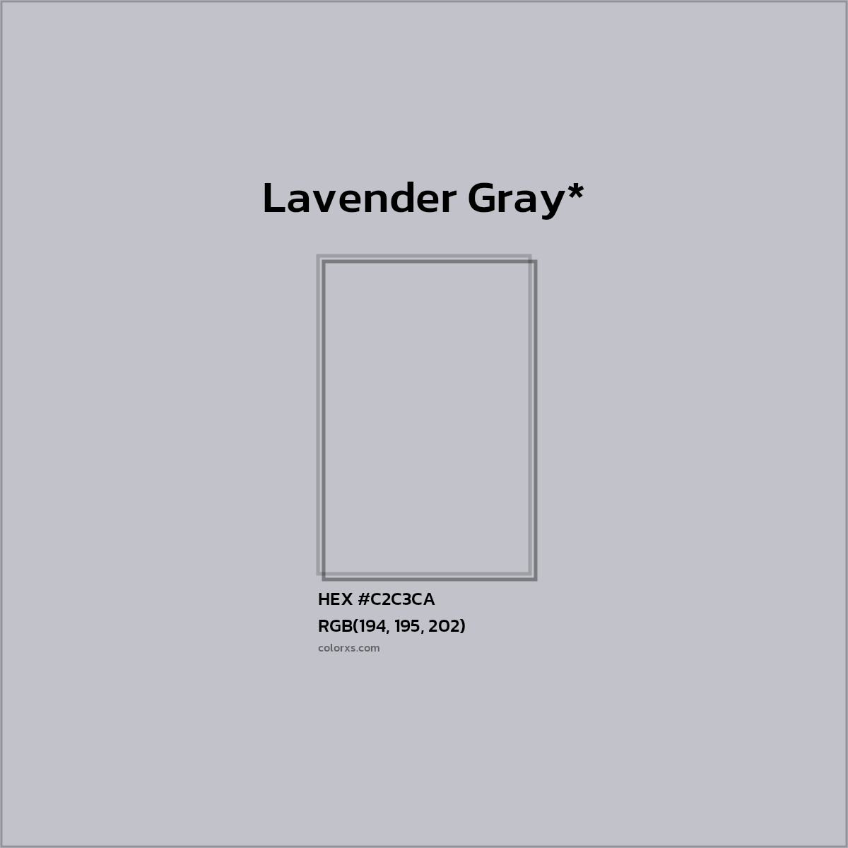 HEX #C2C3CA Color Name, Color Code, Palettes, Similar Paints, Images