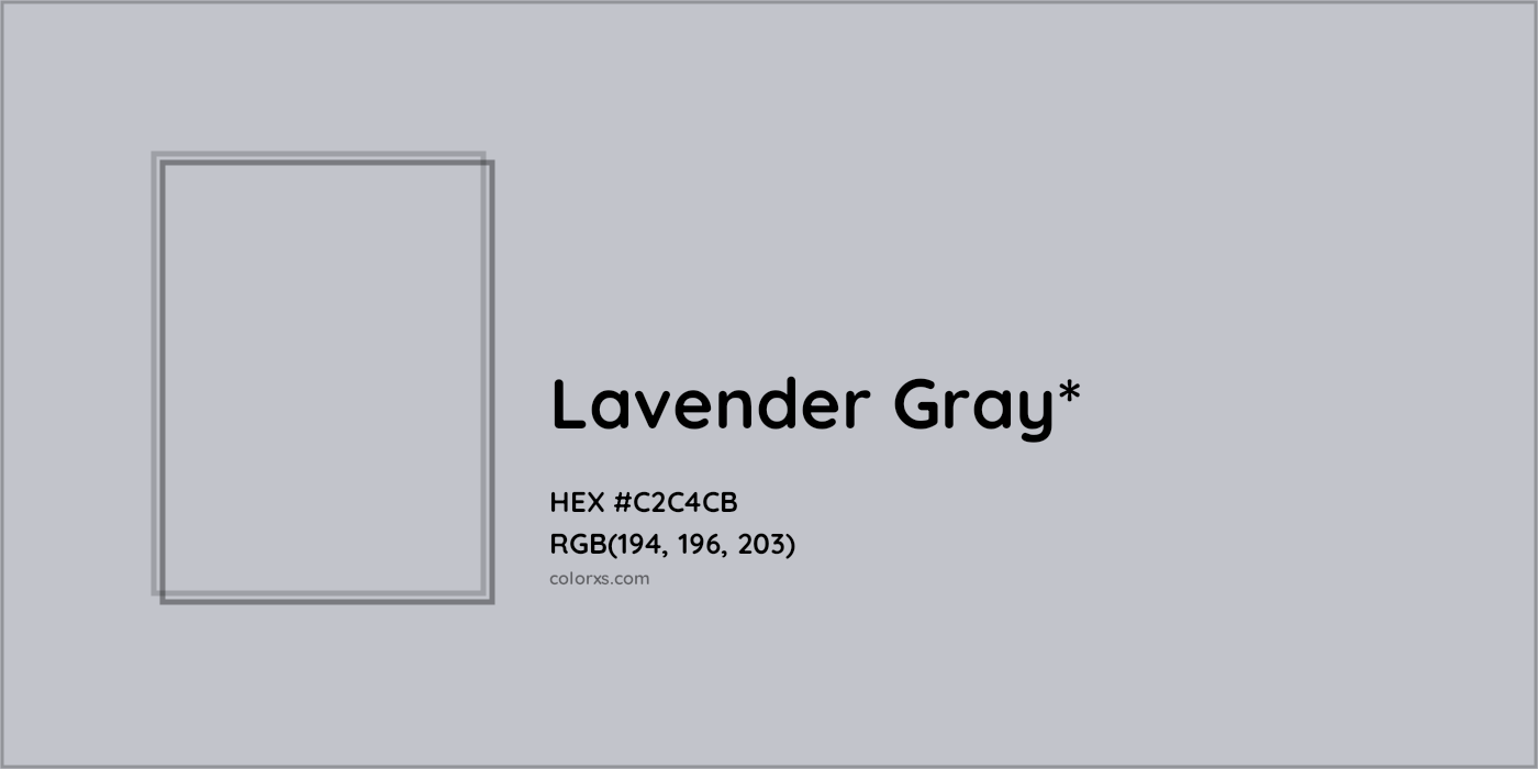 HEX #C2C4CB Color Name, Color Code, Palettes, Similar Paints, Images