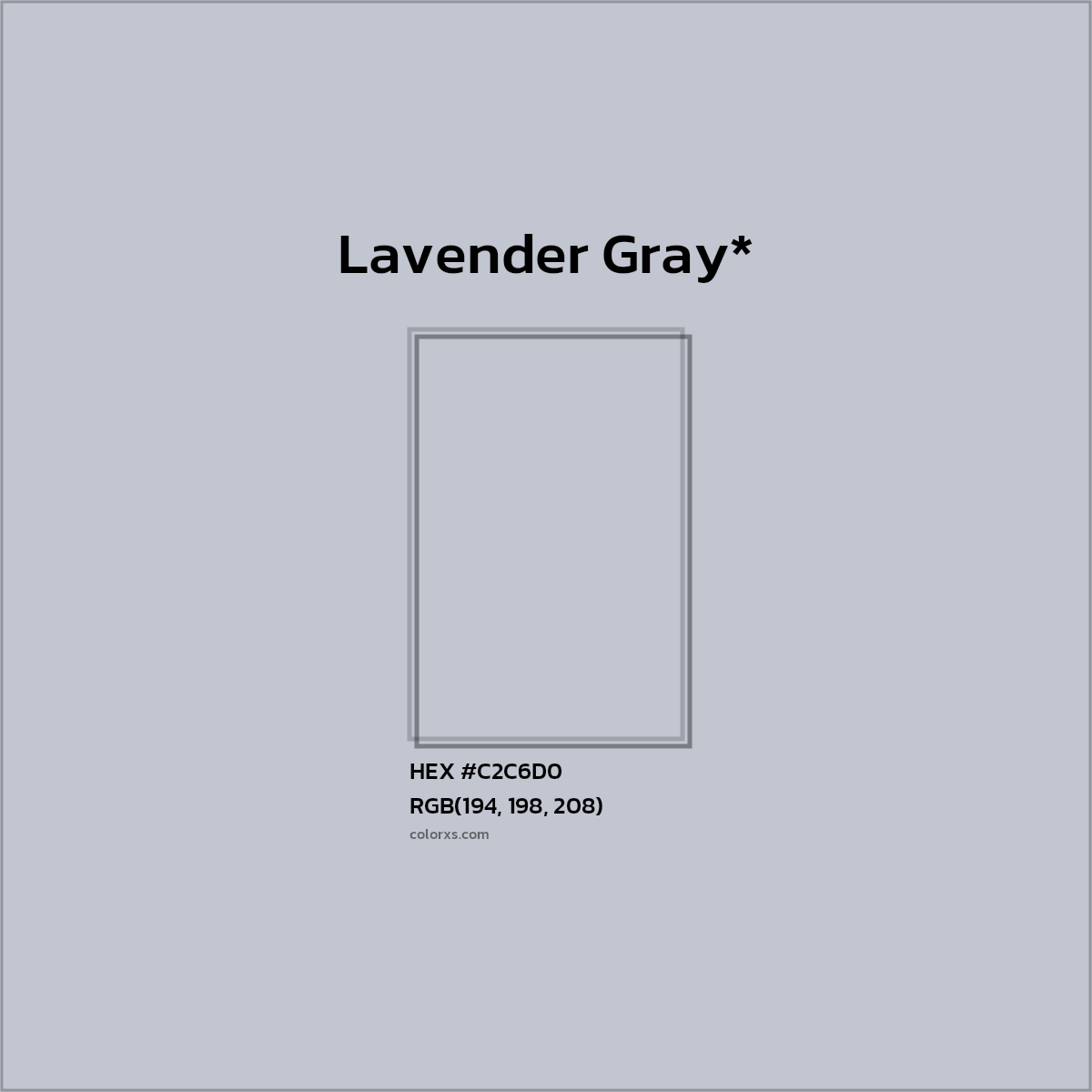 HEX #C2C6D0 Color Name, Color Code, Palettes, Similar Paints, Images