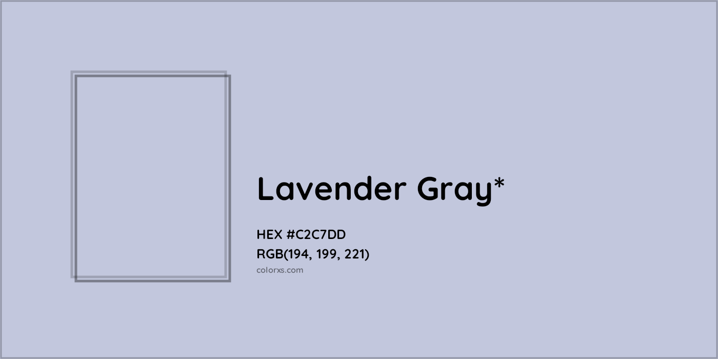 HEX #C2C7DD Color Name, Color Code, Palettes, Similar Paints, Images
