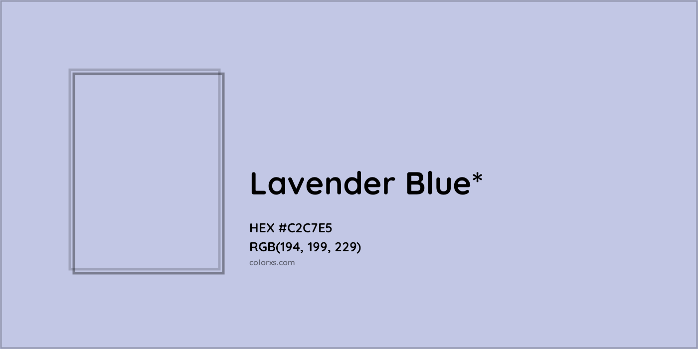 HEX #C2C7E5 Color Name, Color Code, Palettes, Similar Paints, Images