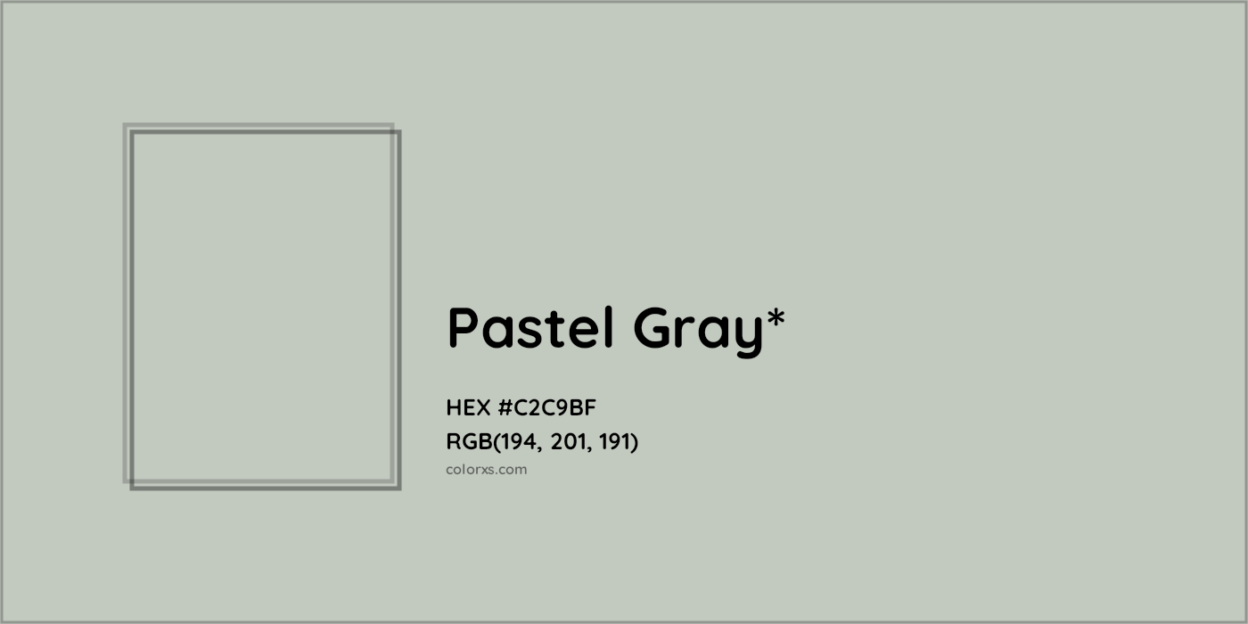 HEX #C2C9BF Color Name, Color Code, Palettes, Similar Paints, Images