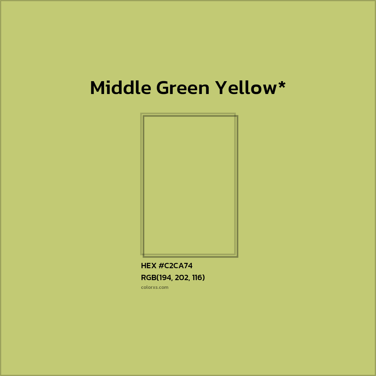 HEX #C2CA74 Color Name, Color Code, Palettes, Similar Paints, Images