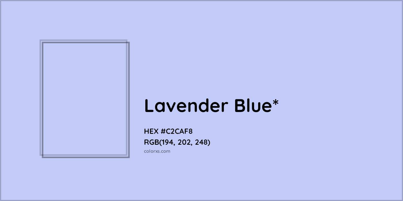 HEX #C2CAF8 Color Name, Color Code, Palettes, Similar Paints, Images
