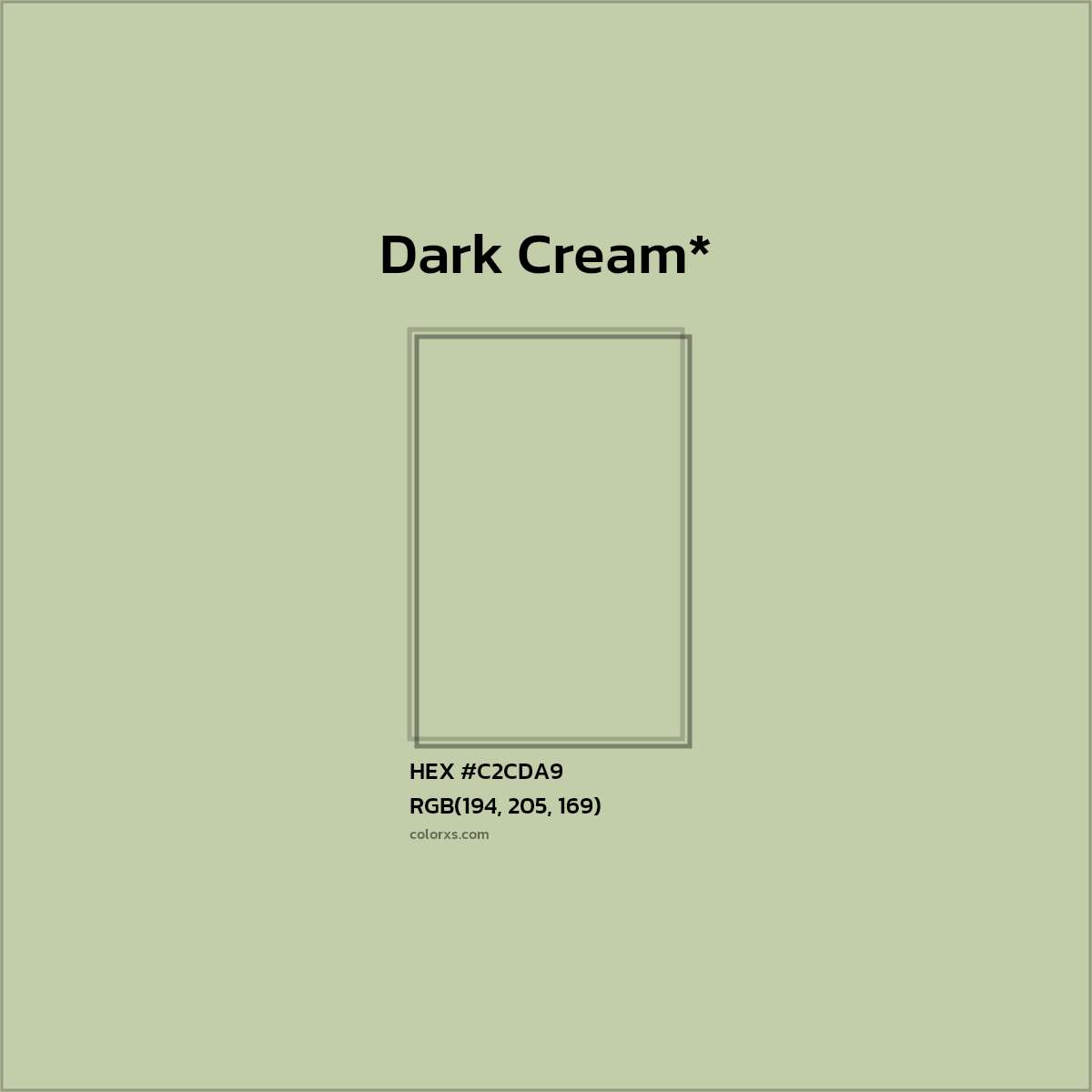 HEX #C2CDA9 Color Name, Color Code, Palettes, Similar Paints, Images