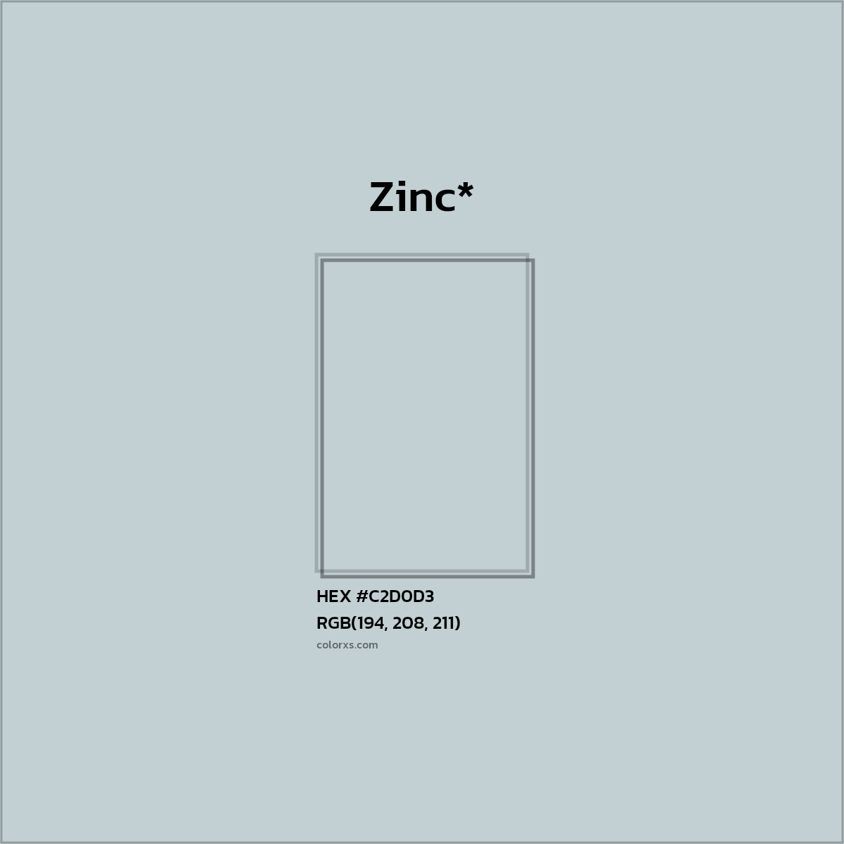 HEX #C2D0D3 Color Name, Color Code, Palettes, Similar Paints, Images