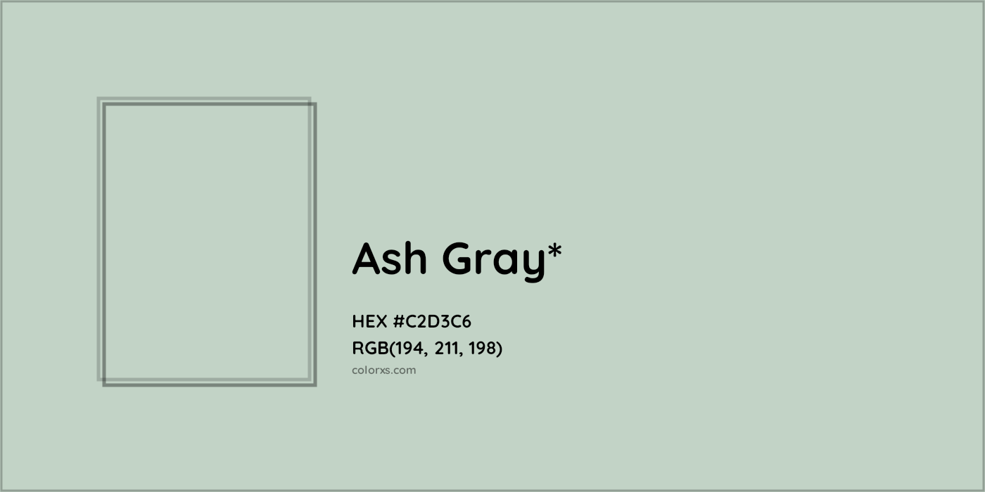 HEX #C2D3C6 Color Name, Color Code, Palettes, Similar Paints, Images