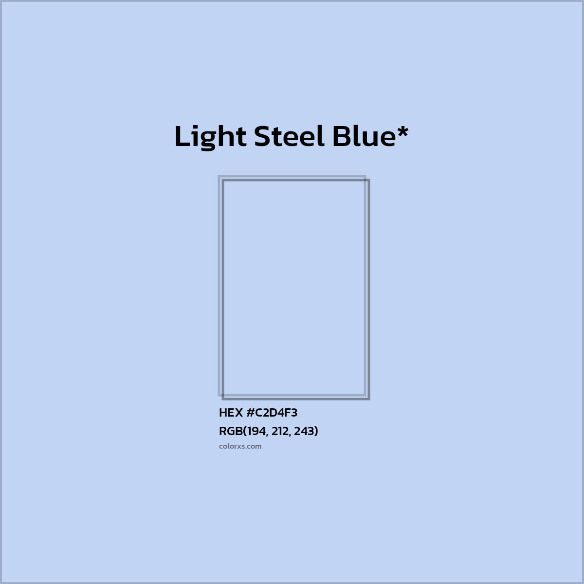 HEX #C2D4F3 Color Name, Color Code, Palettes, Similar Paints, Images