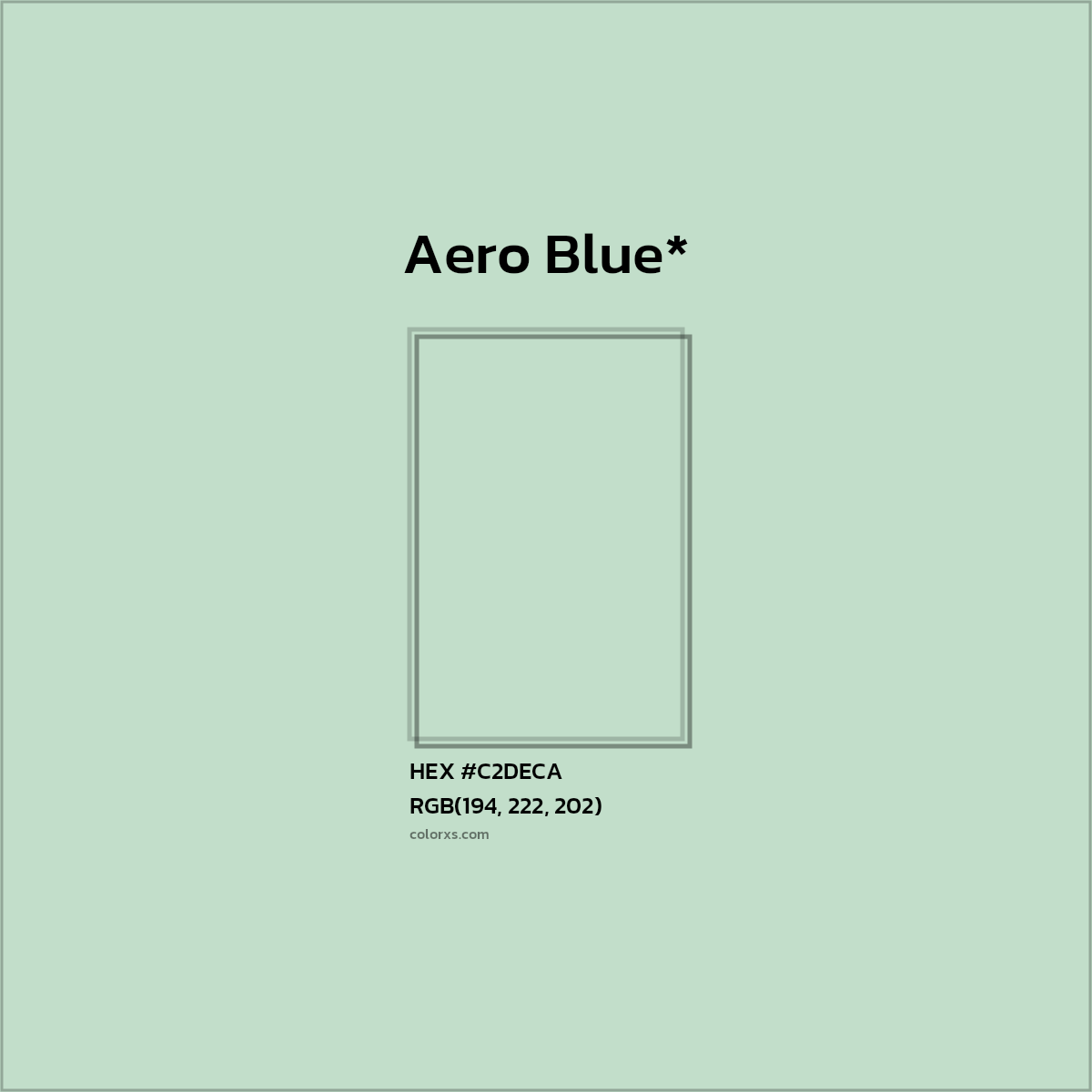 HEX #C2DECA Color Name, Color Code, Palettes, Similar Paints, Images