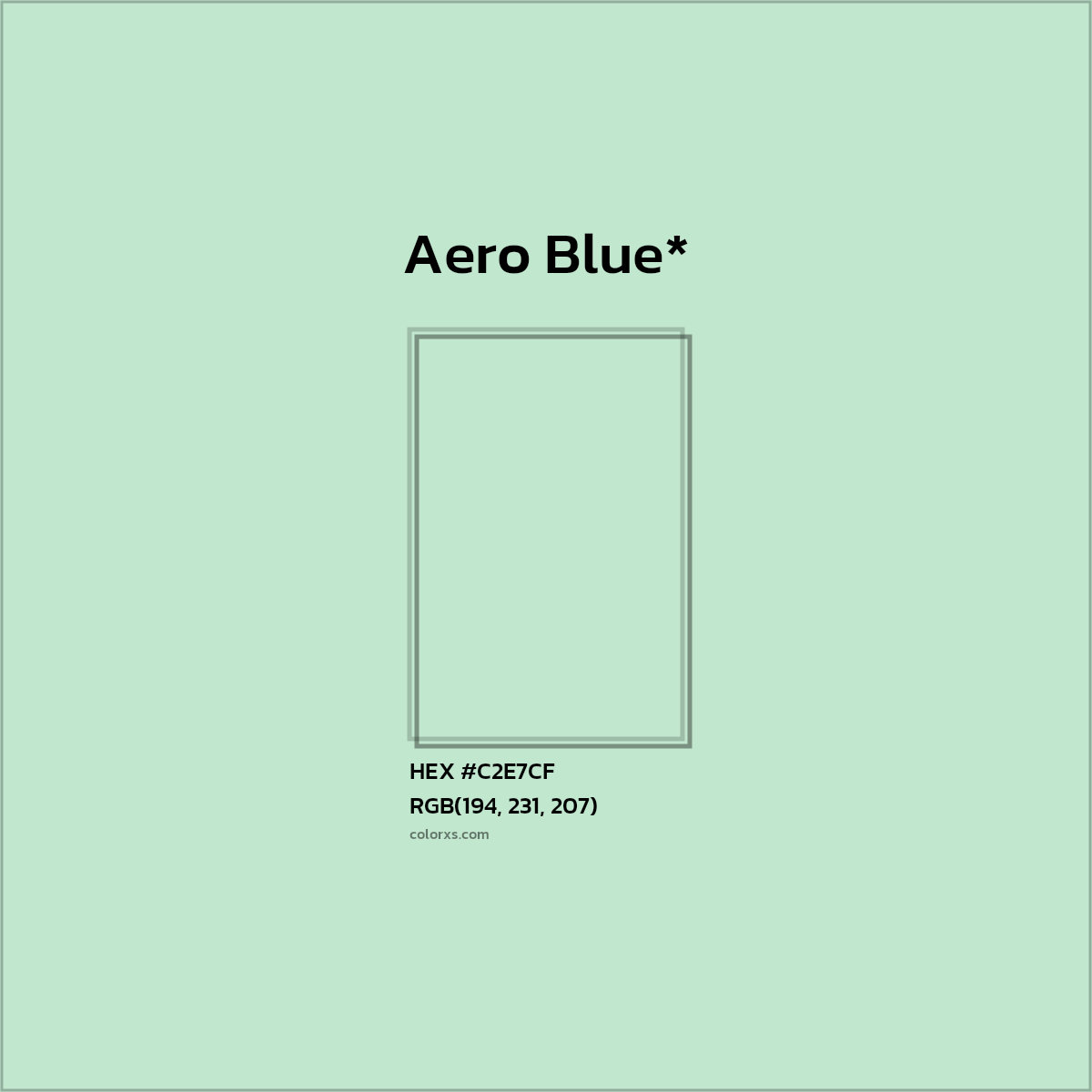 HEX #C2E7CF Color Name, Color Code, Palettes, Similar Paints, Images