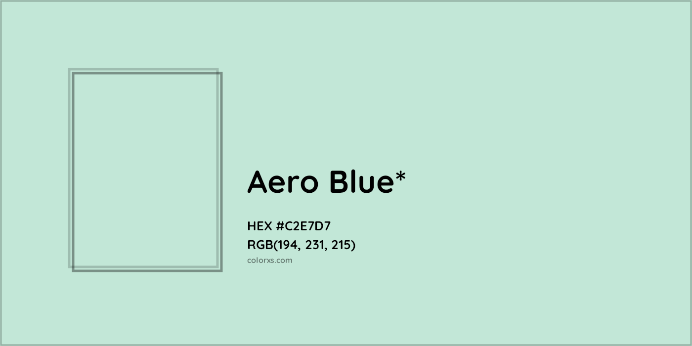 HEX #C2E7D7 Color Name, Color Code, Palettes, Similar Paints, Images