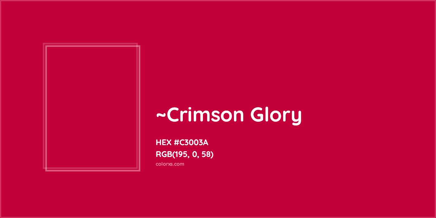 HEX #C3003A Color Name, Color Code, Palettes, Similar Paints, Images