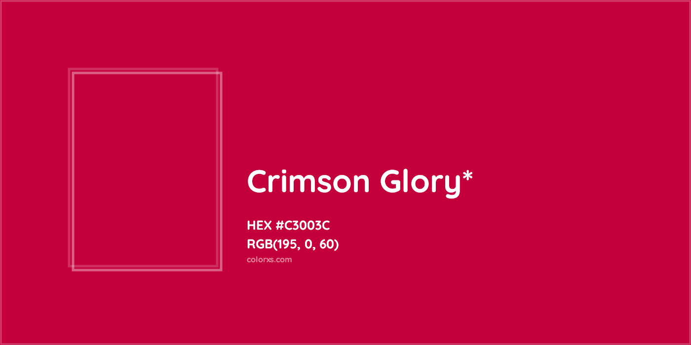 HEX #C3003C Color Name, Color Code, Palettes, Similar Paints, Images