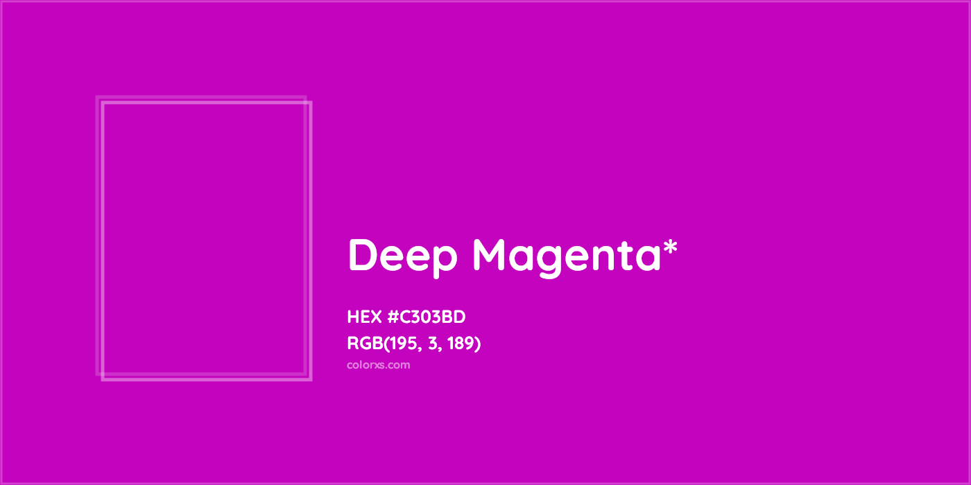 HEX #C303BD Color Name, Color Code, Palettes, Similar Paints, Images
