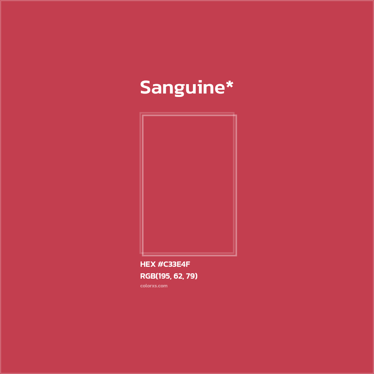 HEX #C33E4F Color Name, Color Code, Palettes, Similar Paints, Images