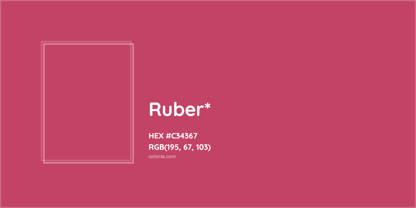 HEX #C34367 Color Name, Color Code, Palettes, Similar Paints, Images
