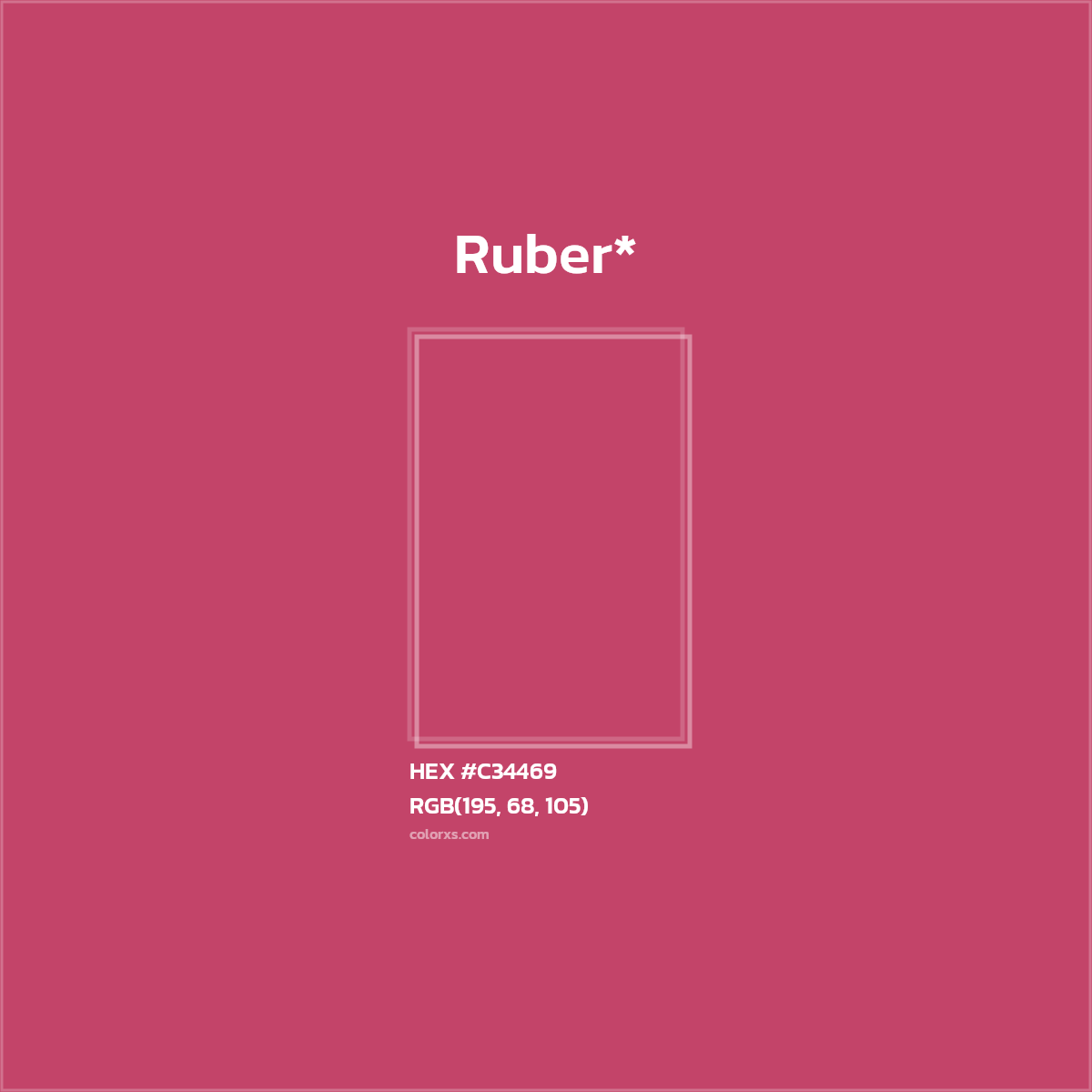 HEX #C34469 Color Name, Color Code, Palettes, Similar Paints, Images