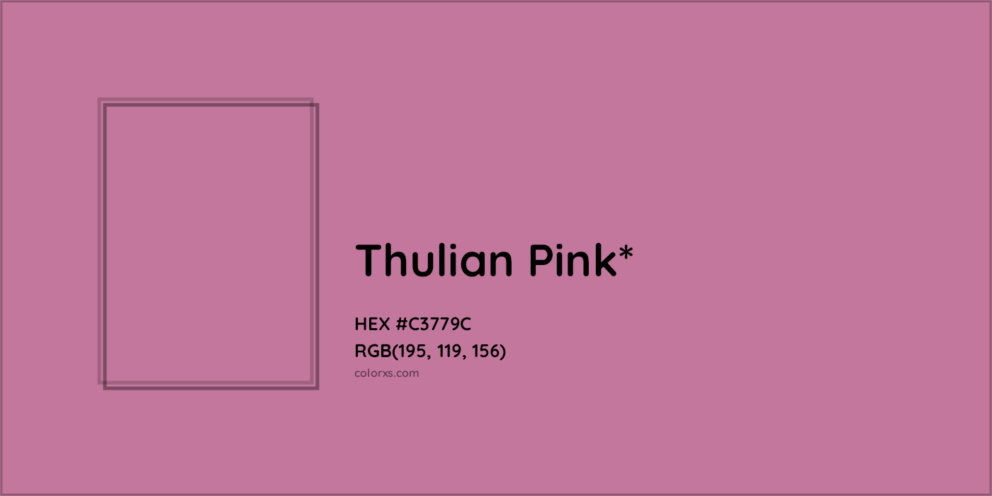 HEX #C3779C Color Name, Color Code, Palettes, Similar Paints, Images