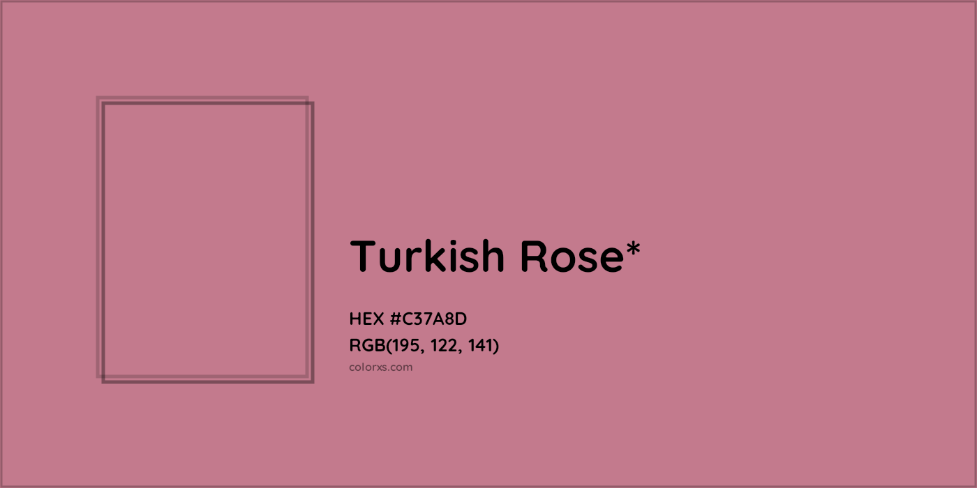 HEX #C37A8D Color Name, Color Code, Palettes, Similar Paints, Images