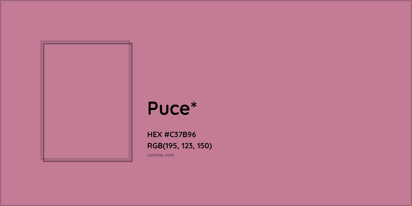 HEX #C37B96 Color Name, Color Code, Palettes, Similar Paints, Images