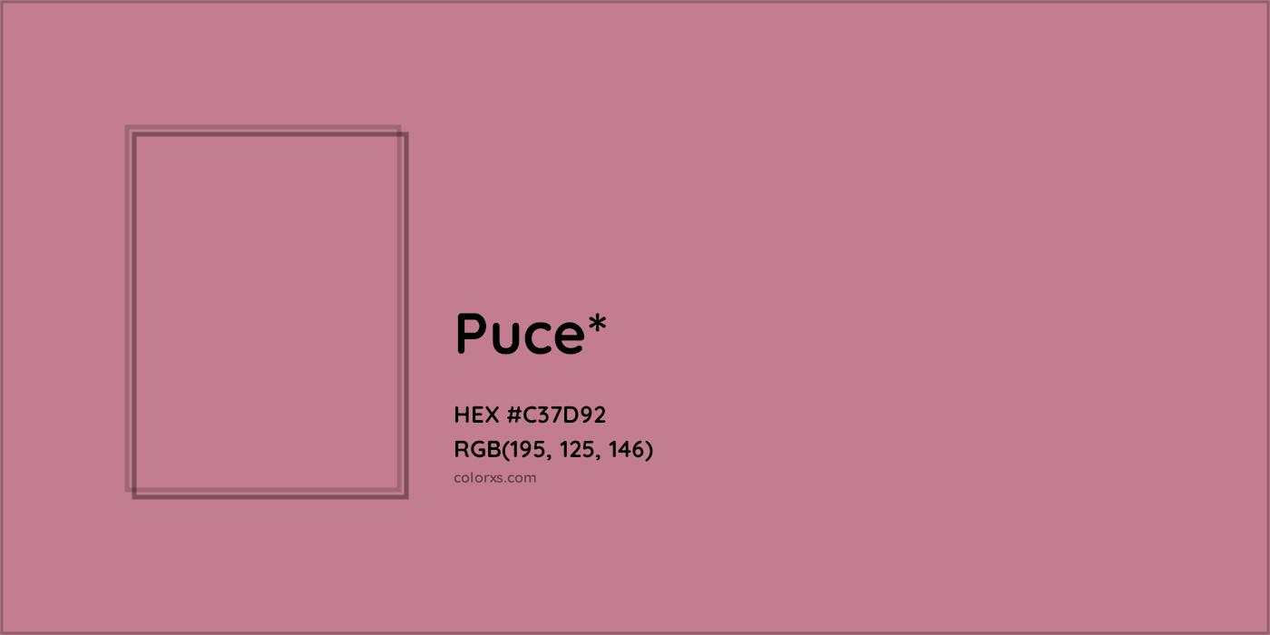 HEX #C37D92 Color Name, Color Code, Palettes, Similar Paints, Images